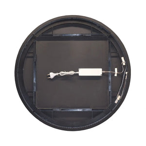 Specchio tondo 90 cm a filo lucido con illuminazione perimetrale a LED