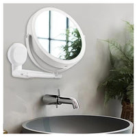 Trade Shop - Specchio Trucco A Parete Illuminato Con Ingrandimento Dimmerabile Led Ricaricabile Touch -
