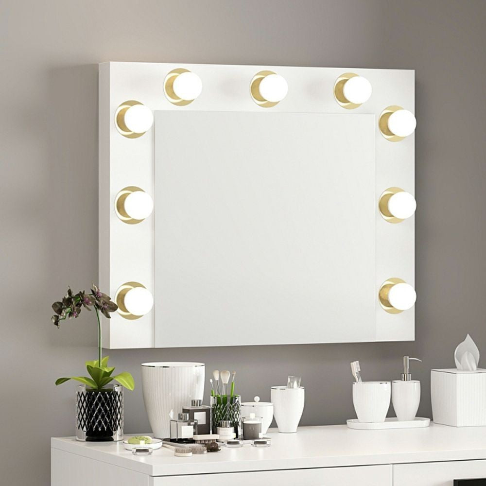 Specchio Trucco Armin con Luci LED 72x7x60H – L'eleganza e la funzionalità per il tuo angolo beauty