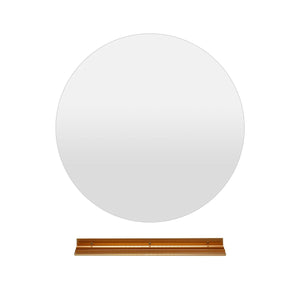 Specchio LED da bagno 60cm con luce a 3 colori e luminosit¨¤ regolabile funzioni di autosbrinante, Specchio da trucco-Specchi da parete