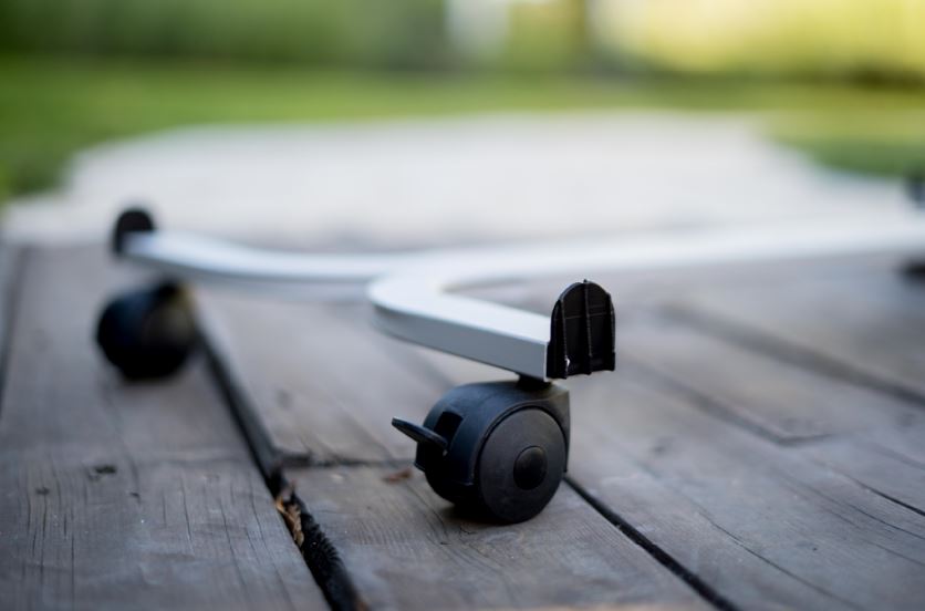 Tecnokit  carrello porta vasi per fioriere rettangolari speedy,cm 78×37 (per fioriere rett. cm.100),alluminio - 491/A