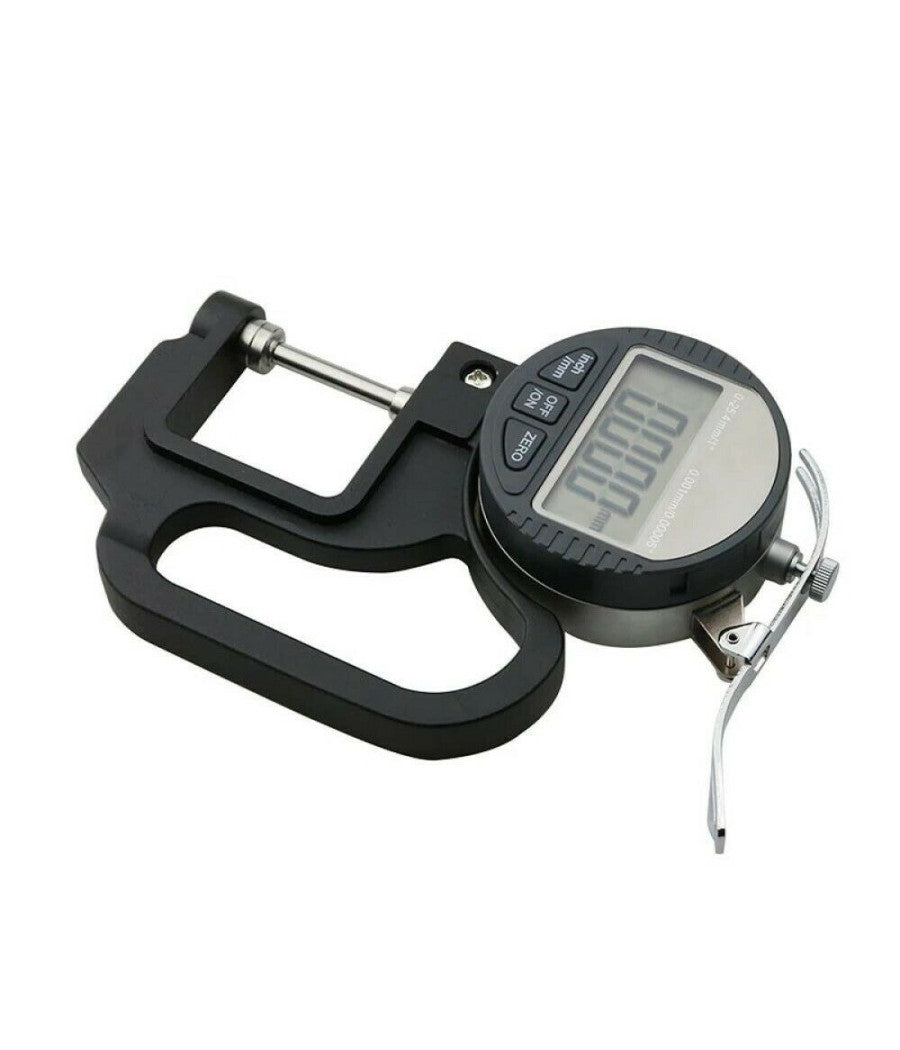 Spessimetro Micrometro Digitale Misuratore Di Spessore 0-12.7 Mm Con Impugnatura         
