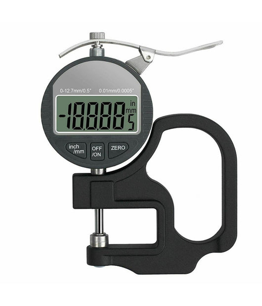Spessimetro Micrometro Digitale Misuratore Di Spessore 0-12.7 Mm Con Impugnatura         