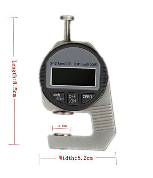Spessimetro Micrometro Digitale Palmer Alta Precisione 0-12,7 Mm X 0,01 Mm         