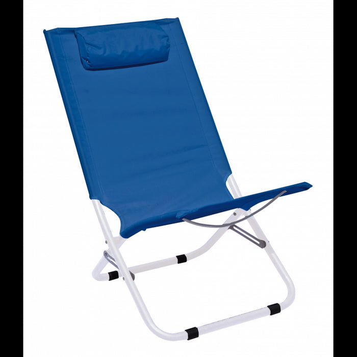 Set di 8 Spiaggina in Ferro Bianco/Poli Tinta unita Moia