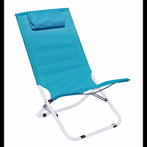 Set di 8 Spiaggina in Ferro Bianco/Poli Tinta unita Moia