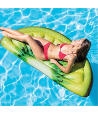 Spicchio Di Kiwi Materassino Isola Gonfiabile Mare Piscina 178 X 85 Cm Verde         
