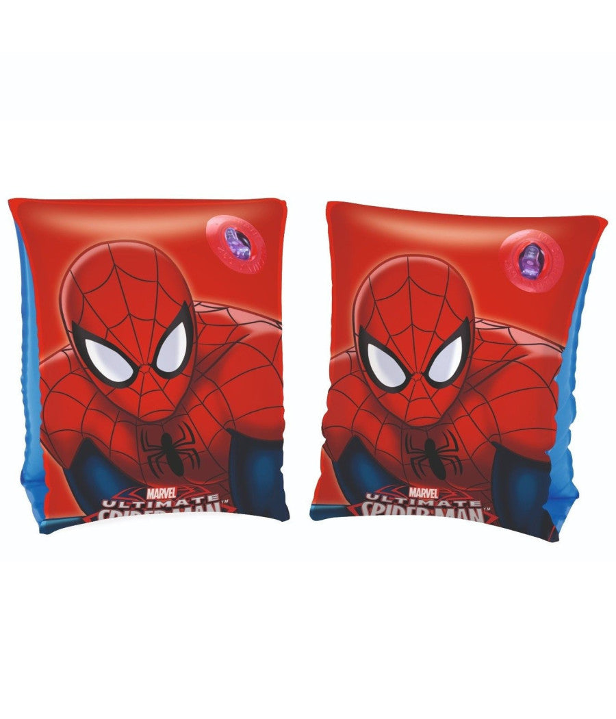 Spiderman Braccioli 23x15cm Bambini Mare Giochi Spiaggia Piscina Nuoto         