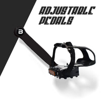 EDGE 1600 - Cyclette da corsa professionale con volano da 16 kg a resistenza magnetica, display LCD, software di monitoraggio e supporto tablet Cyclette da fitness Whirling bike Professional Running bike