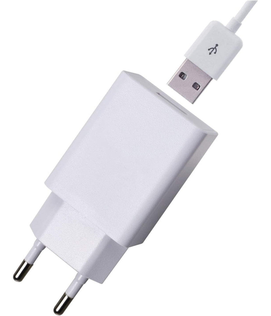 Spina Caricabatterie Usb Smartphone 2.1a Ricarica Veloce Per Presa Muro Q-cd013         