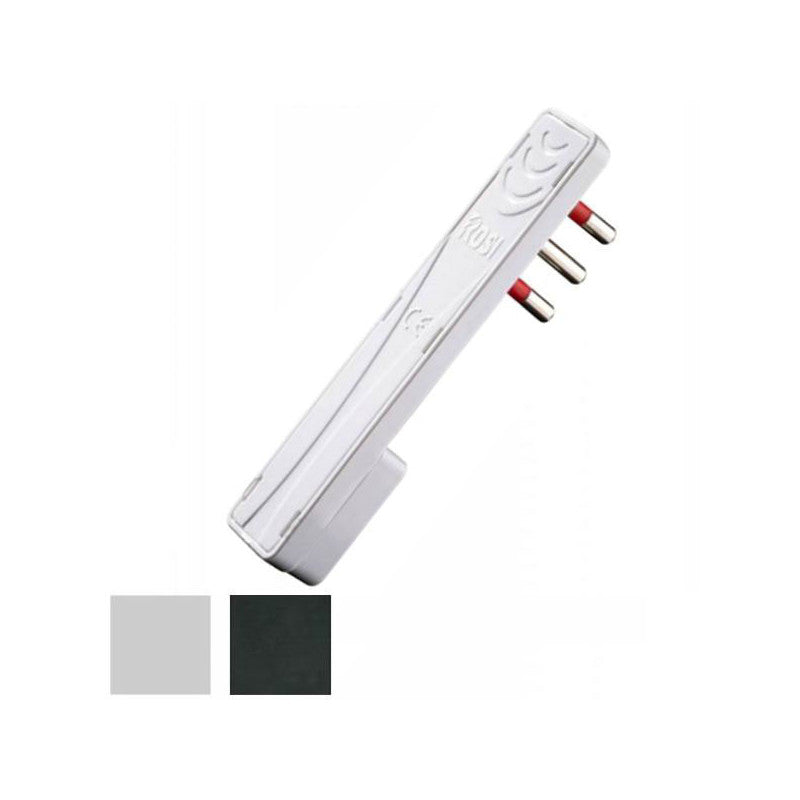 Spina Diritta 16A+T Nera Ultrapiatta Rosi