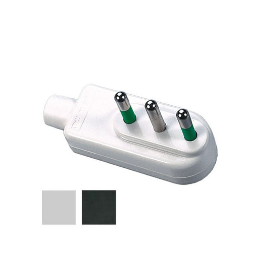 Spina Squadra Piatta 16A+T Nera 80041 Fme