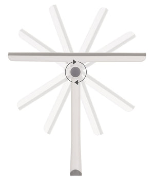 Spingiacqua Tergivetro Ruotabile Pulisci Specchio Porta Doccia Bagno Vetri 87626         