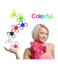 Spinner Con Luci Led Luminoso Fidget Anti Stress 2 Pezzi Gioco Rilassante 3d         