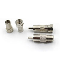 Spinotti Connettore Bnc A Vite In Metallo Rca Adattatore Cavo Coassiale Bnc-44         