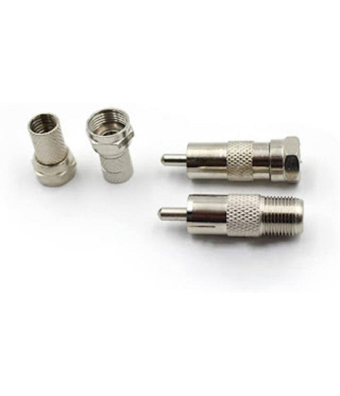 Spinotti Connettore Bnc A Vite In Metallo Rca Adattatore Cavo Coassiale Bnc-44         