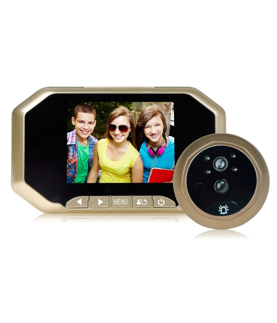 Spioncino Elettronico Telecamera Display Digitale Scatta Foto Colori Lcd 4.3"         