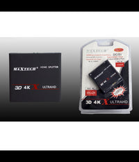 Splitter Sdoppiatore 2 Porte Usb Hdmi Full Hd 1080p Tv Ps3 Xbox 3d 4k Maxtech Dk-102         