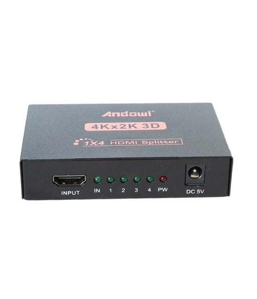 Splitter Sdoppiatore Hdmi Alta Definizione 1080p 4k 2k 3d 4 Uscite Amplificate         