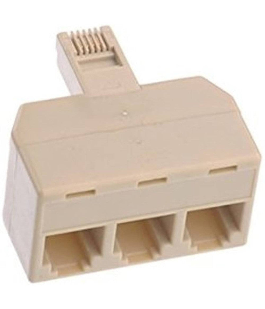 Splitter Sdoppiatore Telefonico Adattatore 3 Uscite Femmina Plug Rj-11         