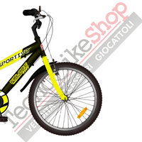 Bicicletta Bambino Movimento a Sfera Volare Sportivo 20" 7 Velocità-Giallo