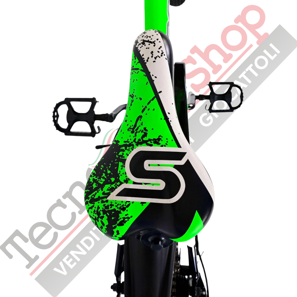 Bicicletta Bambino Movimento a Sfera Volare Sportivo 20" 7 Velocità-Verde