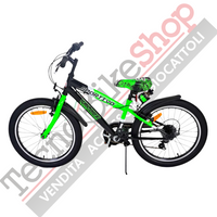 Bicicletta Bambino Movimento a Sfera Volare Sportivo 20" 7 Velocità-Verde