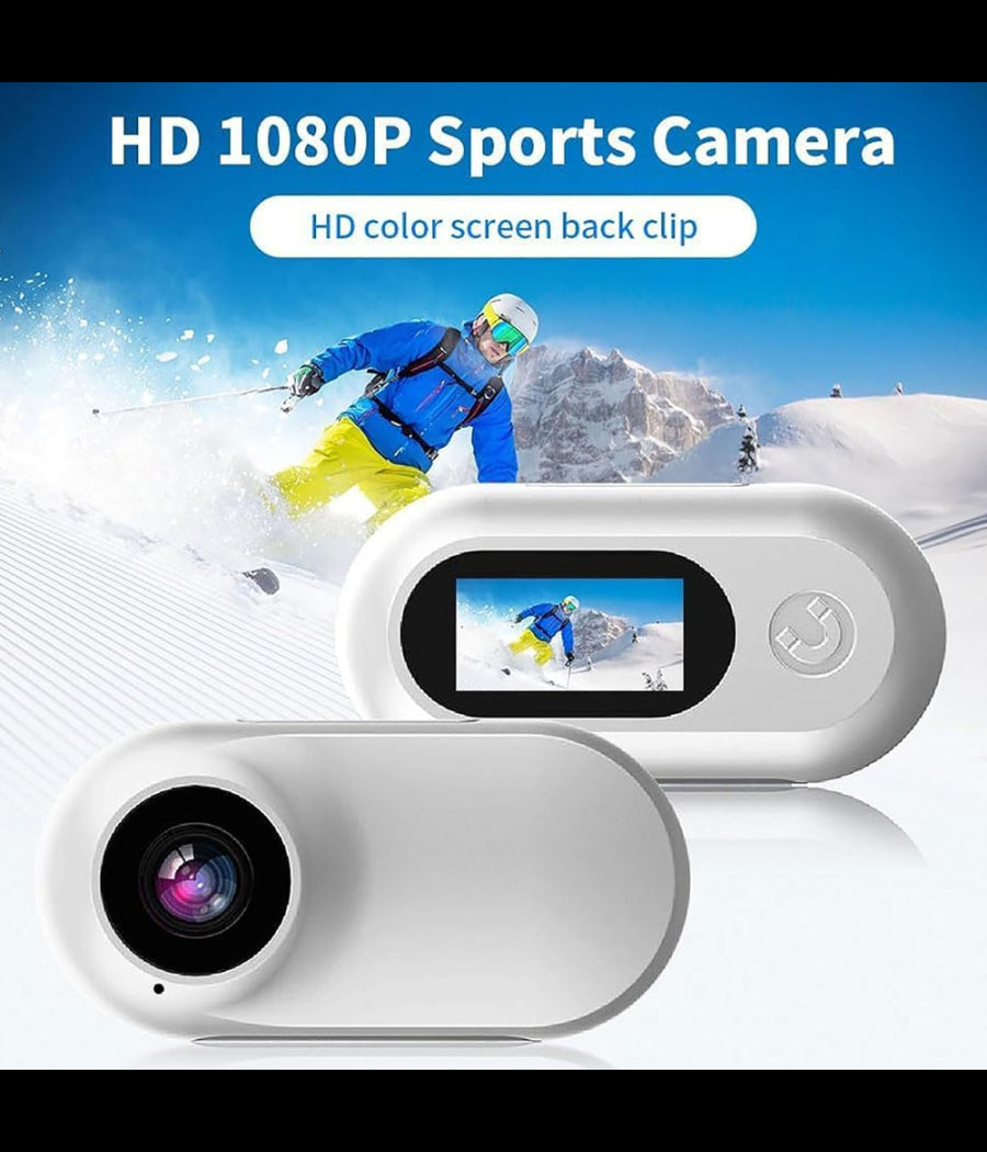 Sport Action Camera High Clear Mini Portatile Da Viaggio Con Clip Per Moto Auto         