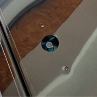 Sportello portello porta inox per chiusura nicchia contatore acqua, scegli se  lc 70 x hc 50 cm ( ln 66 x hn 46 cm )