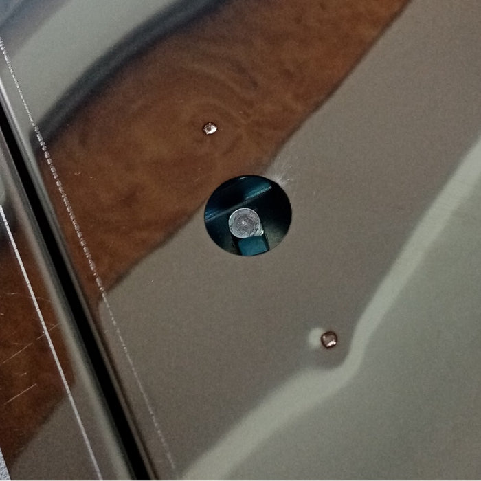 Sportello portello porta inox per chiusura nicchia contatore acqua, scegli se  lc 70 x hc 50 cm ( ln 66 x hn 46 cm )