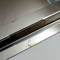 Sportello portello porta inox per chiusura nicchia contatore acqua, scegli se  lc 70 x hc 50 cm ( ln 66 x hn 46 cm )