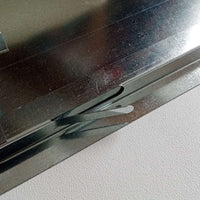 Sportello portello porta zincata per chiusura nicchia contatore acqua, scegli se  lc 70 x hc 45 cm ( ln 66 x hn 41 cm )