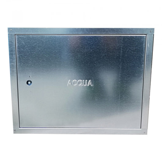 Sportello portello porta zincata per chiusura nicchia contatore acqua, scegli se  lc 70 x hc 45 cm ( ln 66 x hn 41 cm )