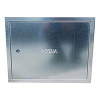 Sportello portello porta zincata per chiusura nicchia contatore acqua, scegli se  lc 60 x hc 45 cm ( ln 56 x hn 41 cm )