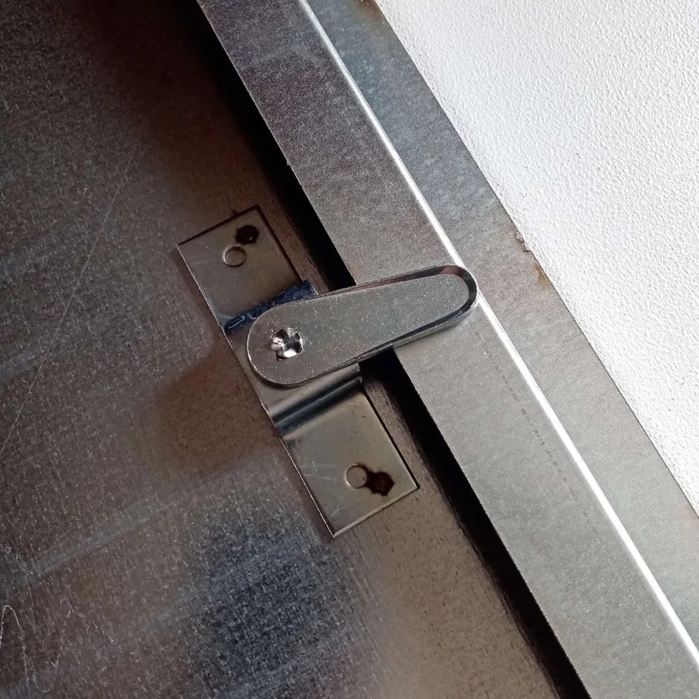 Sportello portello porta zincata per chiusura nicchia contatore acqua, scegli se  lc 60 x hc 60 cm ( ln 56 x hn 56 cm )