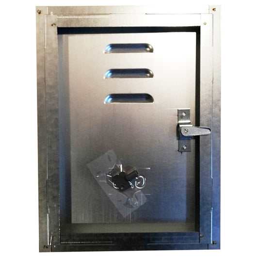 Sportello portello porta zincata per chiusura nicchia contatore gas, scegli se  hc 70 x lc 50 cm ( hn 66 x ln 46 cm )