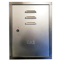 Sportello portello porta zincata per chiusura nicchia contatore gas, scegli se  hc 70 x lc 45 cm ( hn 66 x ln 41 cm )