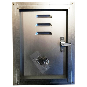 Sportello portello porta zincata per chiusura nicchia contatore gas, scegli se  hc 70 x lc 45 cm ( hn 66 x ln 41 cm )