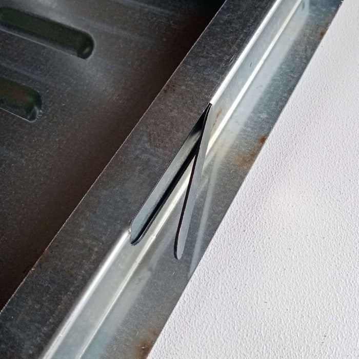 Sportello portello porta zincata per chiusura nicchia contatore gas, scegli se  hc 70 x lc 45 cm ( hn 66 x ln 41 cm )