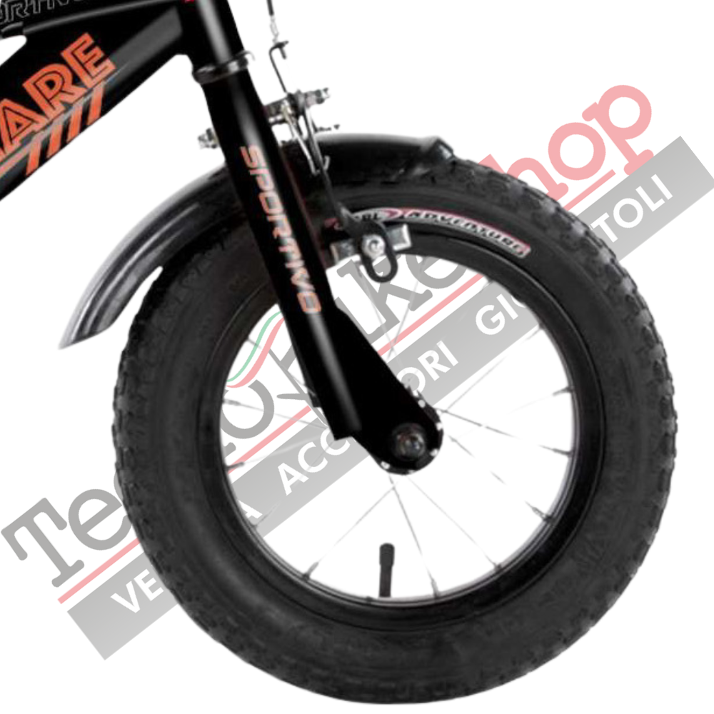 Bicicletta Bambino Movimento a Sfera Volare Sportivo 12"-Arancione