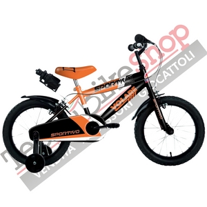Bicicletta Bambino Movimento a Sfera Volare Sportivo 14"-Arancione