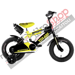 Bicicletta Bambino Movimento a Sfera Volare Sportivo 12"-Giallo
