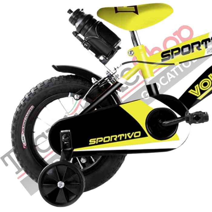 Bicicletta Bambino Movimento a Sfera Volare Sportivo 12"-Giallo