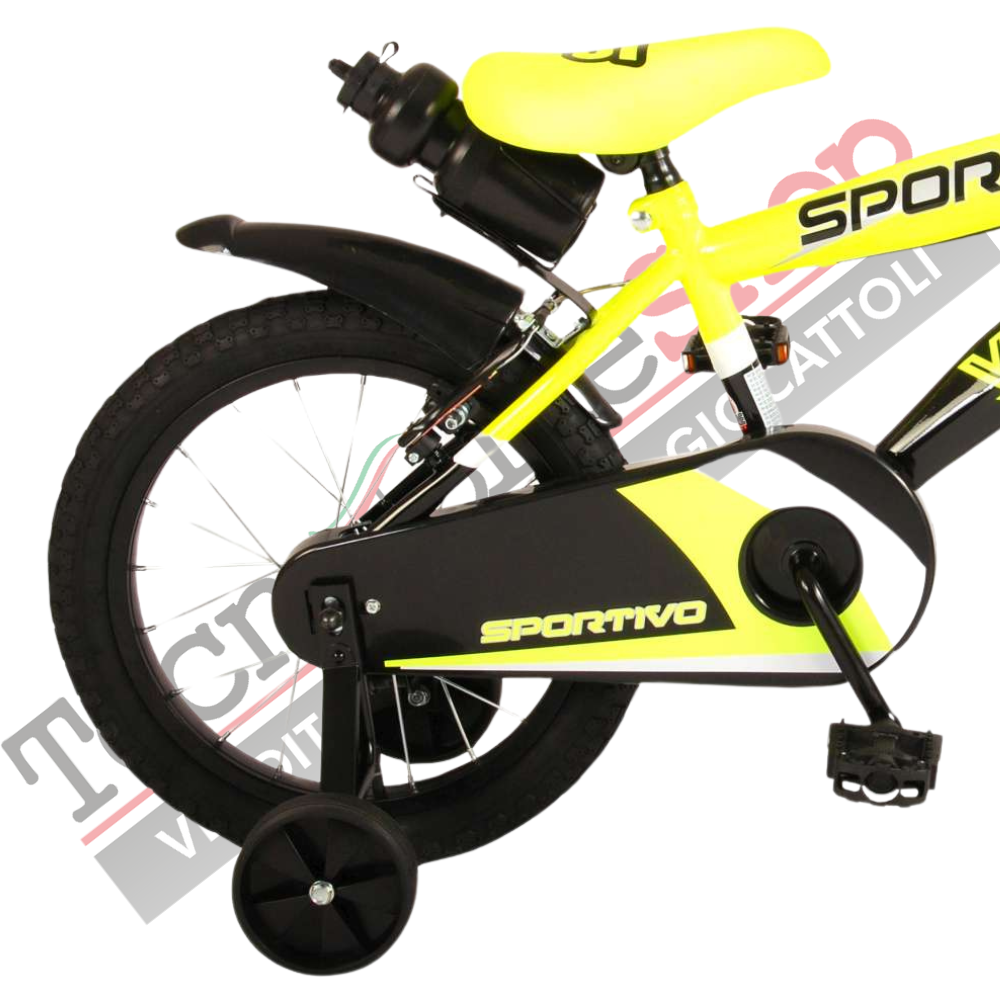 Bicicletta Bambino Movimento a Sfera Volare Sportivo 14"-Giallo