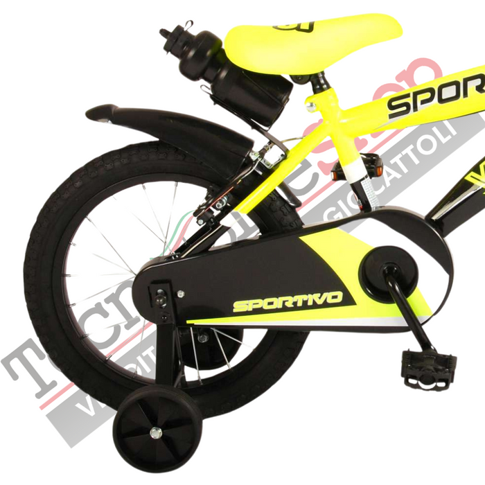 Bicicletta Bambino Movimento a Sfera Volare Sportivo 14"-Giallo
