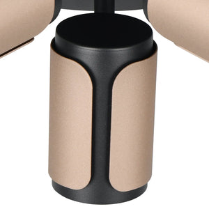 LÚZETE - SPOT DA PAREDE/SOFFITTO 3 LUCI GU10 METALLO COFFEE GIADA