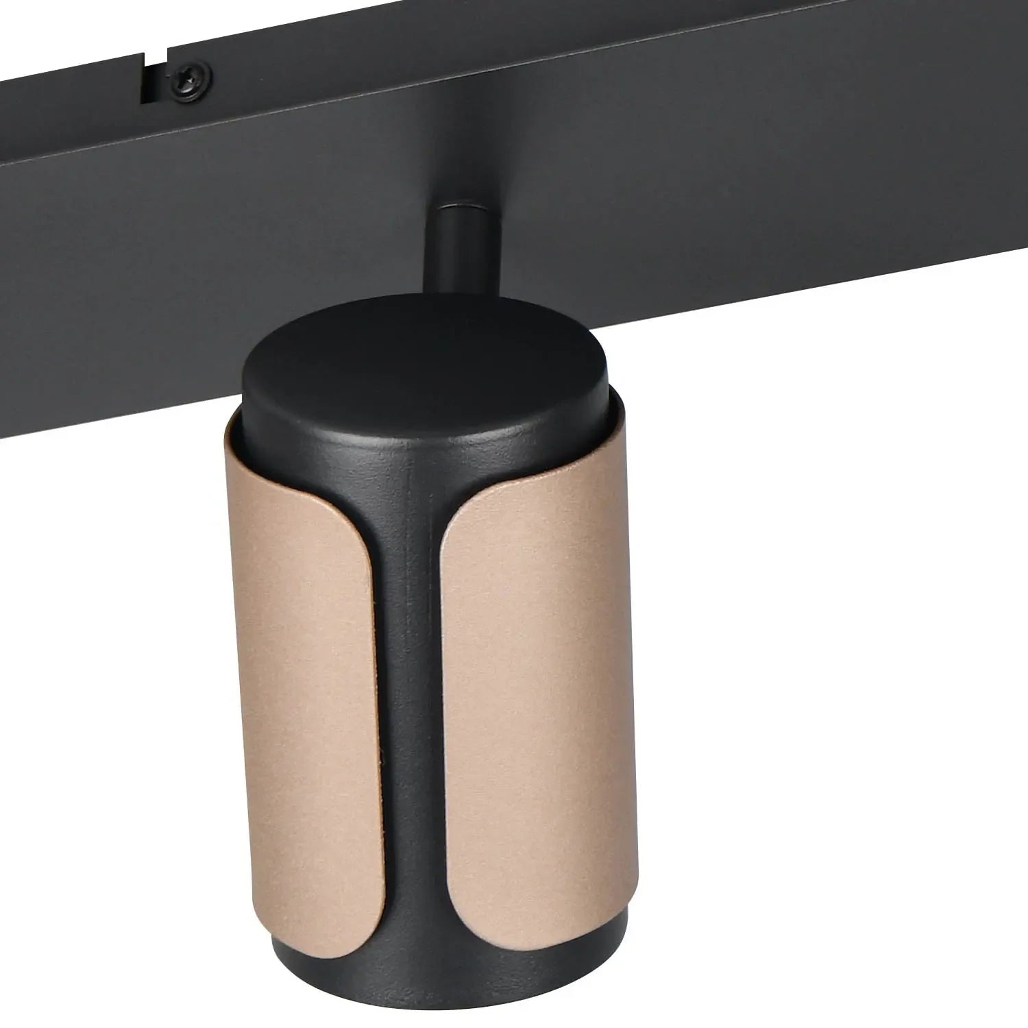 LÚZETE - SPOT DA PARETE/SOFFITTO 4 LUCI GU10 METALLO COFFEE GIADA