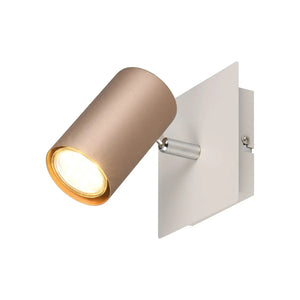 LÚZETE - SPOT DA SOFFITTO/PARETE METALLO COFFEE/GRIGIO GU10 GRAFTON