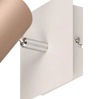 LÚZETE - SPOT DA SOFFITTO/PARETE METALLO COFFEE/GRIGIO GU10 GRAFTON