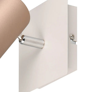 LÚZETE - SPOT DA SOFFITTO/PARETE METALLO COFFEE/GRIGIO GU10 GRAFTON